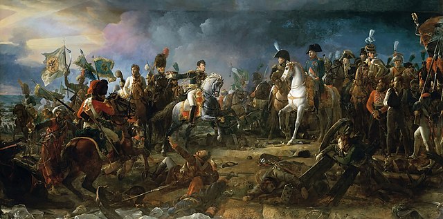 Représentation de la bataille d'Austerlitz