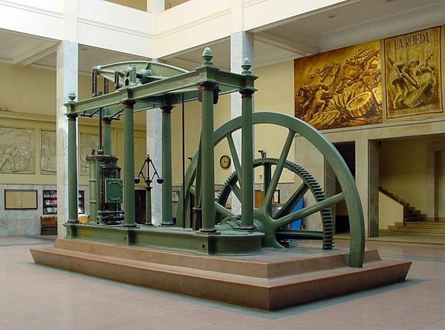 Machine à vapeur inventée par James Watt